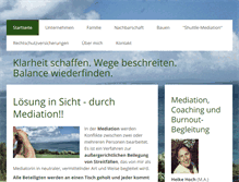 Tablet Screenshot of hoch-mediation.de